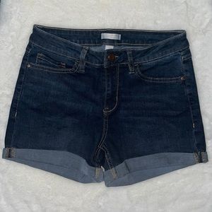 LC Lauren Conrad Cuffed Denim Shorts